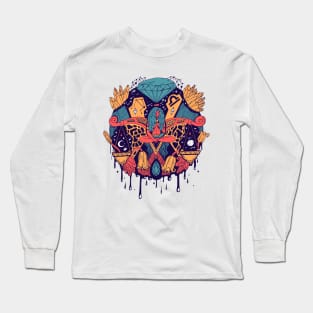 Retro Triad Mystic Libra Long Sleeve T-Shirt